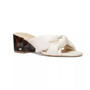 MICHAEL Michael Kors Light Cream Josie Slip-On Knotted Sandals Size 8.5
